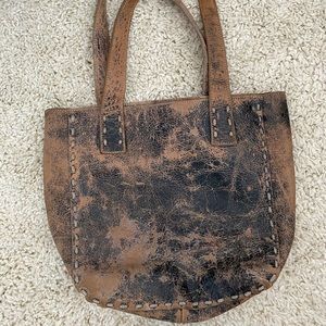 Bed Stu Stevie tote in Black Lux finish